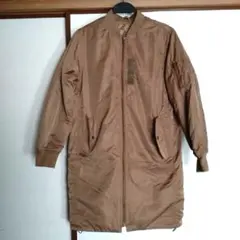 ジーユー　MA-1　サイズS 　ブルゾン　ロング　ジャンパー