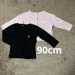 長袖トップス 2点セット　カーディガン・ロングTシャツ