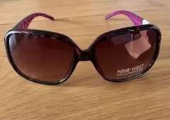 【新品タグ付】NINE WEST ナインウエスト サングラス べっ甲調 紫のサムネイル