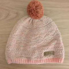 mont-bell ベビー帽子 ポンポン付き 46-50