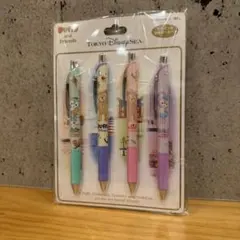 ディズニーシー　ダッフィーフレンズ　ゲルインキ水性ボールペン　0.5mm