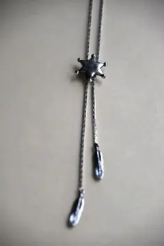 星型ペンダント 羽根チャーム ネックレス