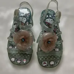 ハローキティ サンダル 18cm グリッター