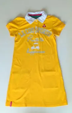 le coq sportif イエロー ポロワンピース