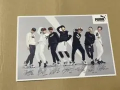 防弾少年団 BTS PUMA 全員 ポストカード 非売品 一枚