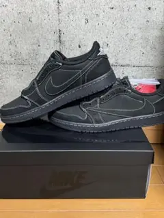 Travis ScottNikeAirJordan1 Black Phantom