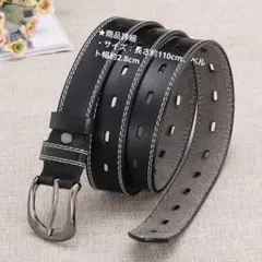 シンプルな黒のカジュアル装飾ベルト、スカート用