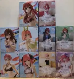 五等分の花嫁 中野一花 二乃 三玖 四葉 五月 フィギュア 10個セット