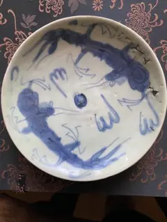 中国明末清初染付鉢 中国明末清初染付鉢 中国明末清初染付鉢