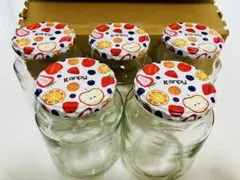 空き瓶 大 ジャム 5個