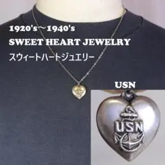 40s スウィートハートジュエリー WW2 JMF ハット チャーム イーグル