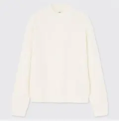 UNIQLO ライトスフレヤーンモックネックセーター　新品未使用品