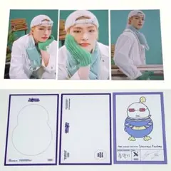 ATEEZ SNOWMAN FACTORY ポストカード　ミンギ