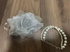 コサージュ　ブレスレットセット