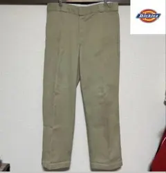 Dickies874 ワークパンツ　ディッキーズ　ベージュ　チノパン　w33相当