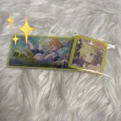 プロセカ　鏡音レン メモステ　箔押し　ワールドリンク