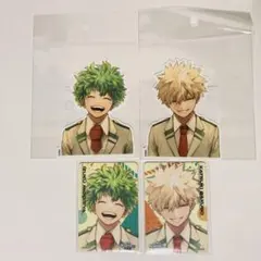 あ*꒱様 僕のヒーローアカデミア　原画展　マグネットステッカー　緑谷出久　爆豪勝