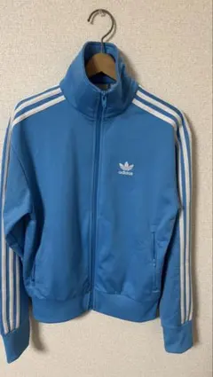 adidas 青 トラックジャケット