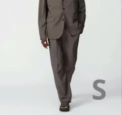 UNIQLO C ユニクロ 感動タックパンツ S 2025 ブラウン