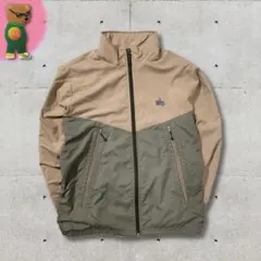 ワンポイントロゴ　ジャケット　ドローコード　短丈　テック　スポーツMIX