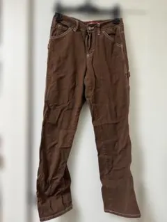 【値下げ中】Dickies ブラウン カーゴパンツ