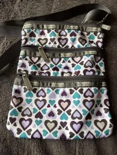 LeSportsac ハート柄 ショルダーバッグ