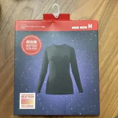 ヒートテック 超極暖ウルトラウォームクルーネックT ブラック