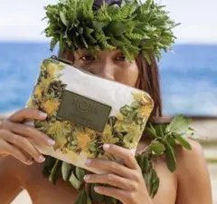Aloha collection モアナサーフライダー バニティ 花柄 ポーチ - メルカリ