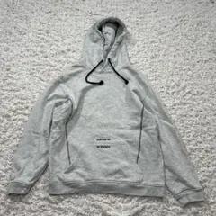 adidas originals パーカー フーディー グレー ロゴ 長袖 S