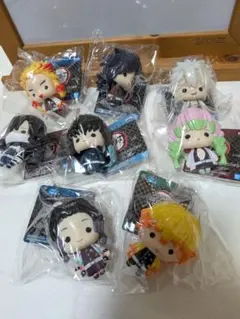 鬼滅の刃　ゆらゆらマスコット キーホルダー　柱7人　我妻善逸