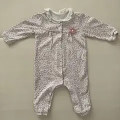 タルティーヌエショコラ　花柄ロンパース