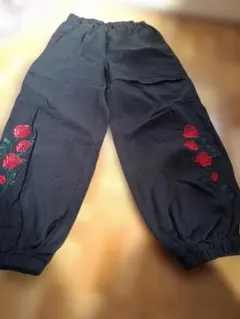 ウエストゴム ワイドパンツ