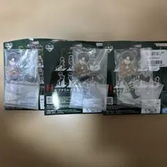 進撃の巨人 一番くじ H賞 アクリルスタンド リヴァイ　×3