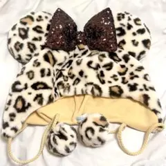 ディズニー ヒョウ柄 ファンキャップ