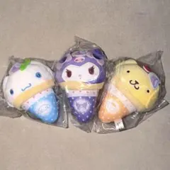 3種セット♡サンリオキャラクターズ クレープおくるみマスコット