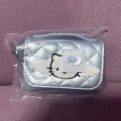 サンリオ　キティ　ウォレット型コインパース　ミニチュアキルト　ブルー　エンジェルのサムネイル