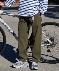 グラミチ ジーンズファクトリー 別注 エブリデイ ナイロンパンツ L オリーブ