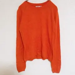 Ashworth【M】アシュワース ニットセーター オレンジ ゴルフ 上品