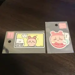 ちいかわ　スマホに貼れるサイズのステッカー　古本屋　カニちゃん　パシパシッ