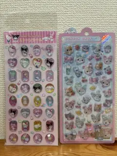 ボンドロ キャンディツインズ ストーンシールミニ サンリオキャラクターズ 2枚