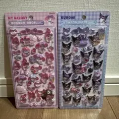 【正規品】マイメロ　クロミ　ボンボンドロップシール2シートセット