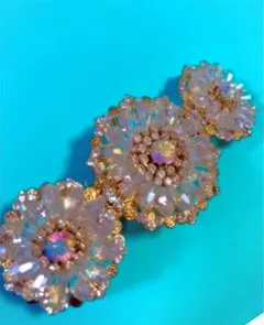 結婚式　お呼ばれ　アクセサリー　ヘアアクセ　バレッタ/ビジュー