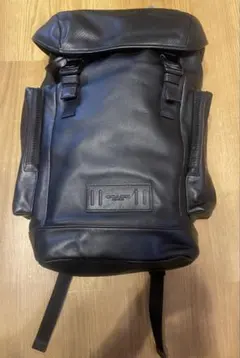 COACH レザー バックパック ブラックのサムネイル