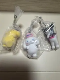 サンリオキャラクターズ ライブキャラクター　クロミ　シナモロール　ポムポムプリン