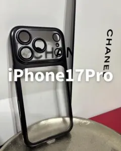 即購入⭕️iPhone17Pro用ケース ブラック｜レンズ保護・指紋防止・男女兼用