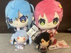 ホロライブ ぬいぐるみ 指パペットさくらみこ 星街すいせい 大神ミオ 兎田ぺこら