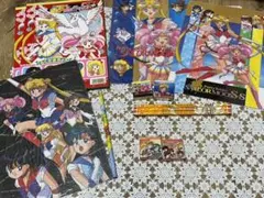 美少女戦士セーラームーン　ぬりえ　下敷き　他　全15点セット
