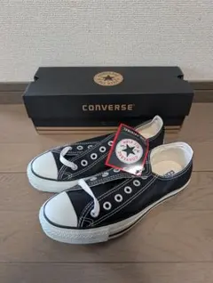 未使用 コンバースオールスター スニーカー24.0cm ブラック　黒