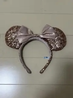 ミニーちゃんのスパンコールカチューシャ 【ディズニー】