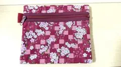 ❀ポーチ❀　和風　花柄